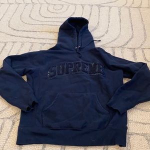 Supreme rare collegiate hoodie